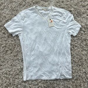 Marine Layer White V-Neck Men's Tee